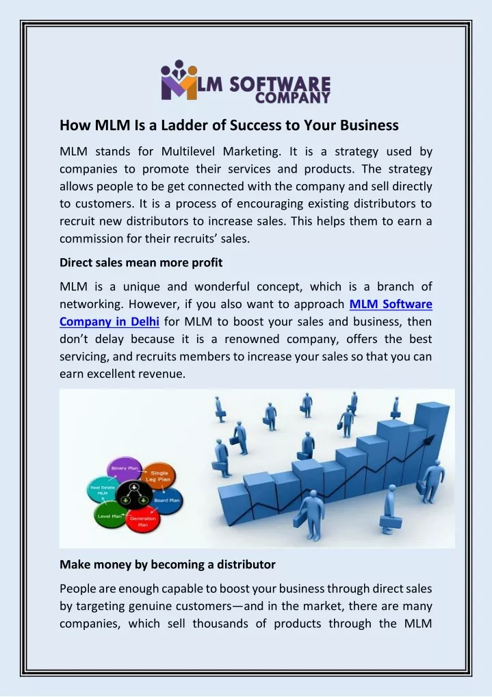 how mlm is a ladder of success to your business