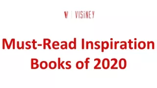 Must-Read Inspiration Books of 2020