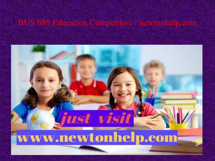 bus 680 education competitive newtonhelp com