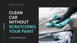 Top Guide of Clean Car Without Scratching your Paint