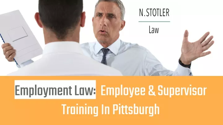 employment law employee supervisor training