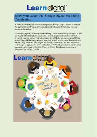 boost your career with google digital marketing