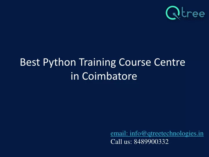best python training course centre in coimbatore