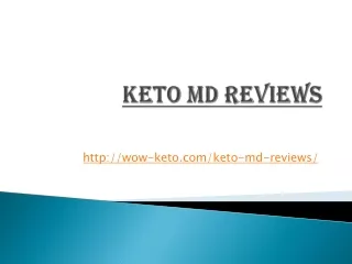 Keto MD Reviews