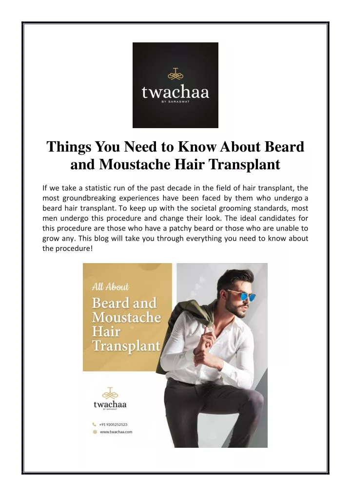 things you need to know about beard and moustache