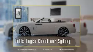 Rolls Royce Chauffeur Sydney