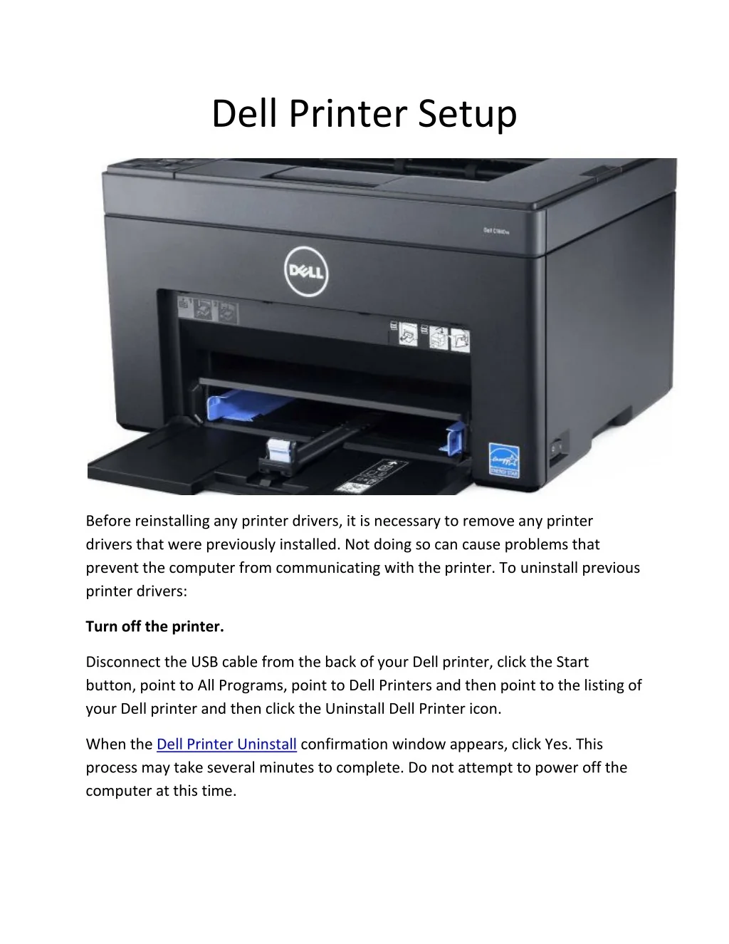 PPT - Dell Printer Setup PowerPoint Presentation, free download - ID ...