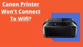 canon printer won t connect to wifi