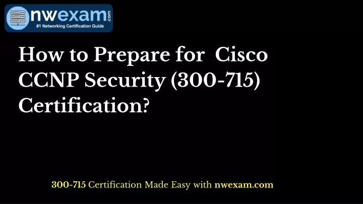 how to prepare for cisco ccnp security