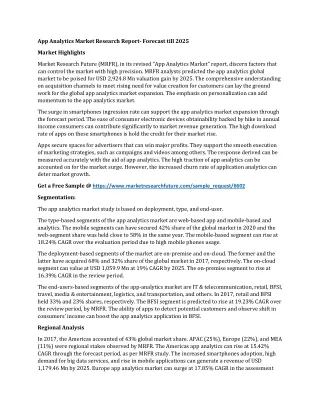 app analytics market research report forecast
