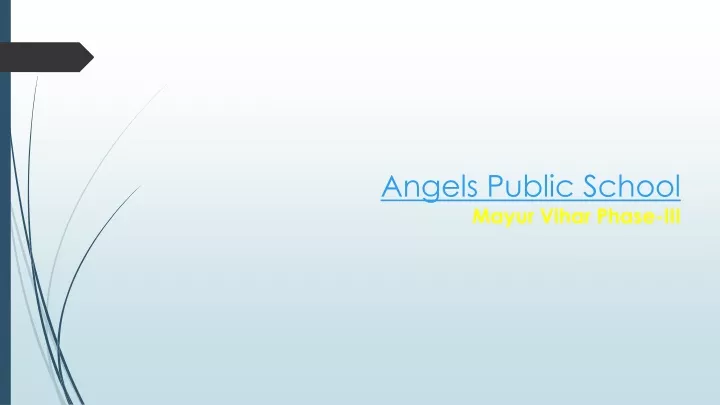 angels public school mayur vihar phase iii