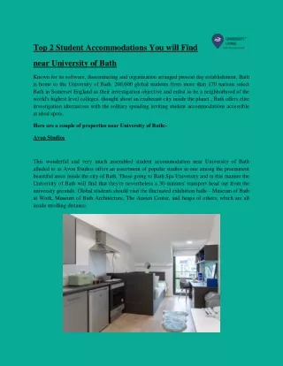 top 2 student accommodations you will find
