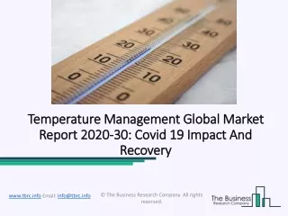 temperature management global market temperature