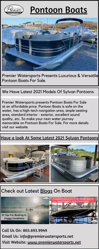 Pontoon Boats For Sale