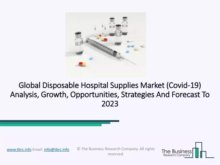 global disposable hospital supplies market global
