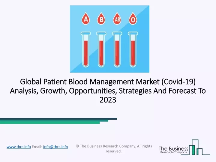 global patient blood management market global