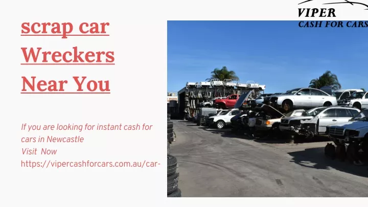 scrap car wreckers near you