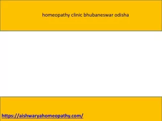 homeopathy clinic bhubaneswar odisha