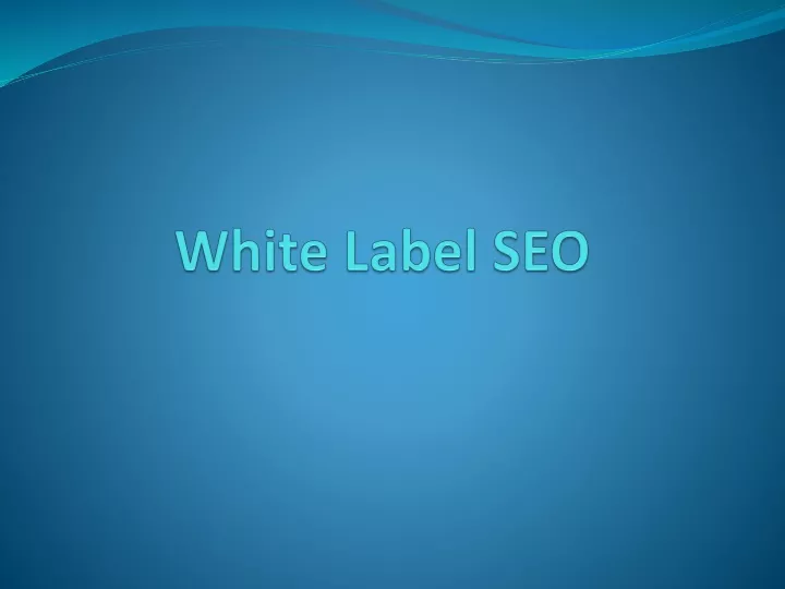 white label seo