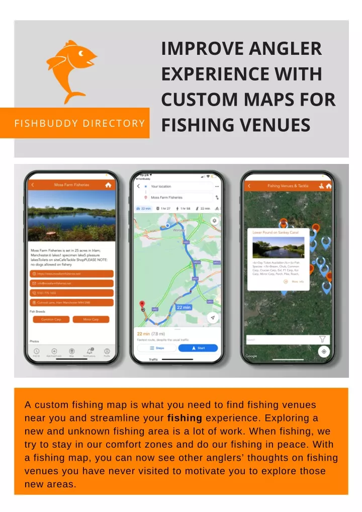 improve angler experience with custom maps