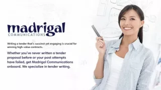 Tender Writing Course | Madrigal Communications