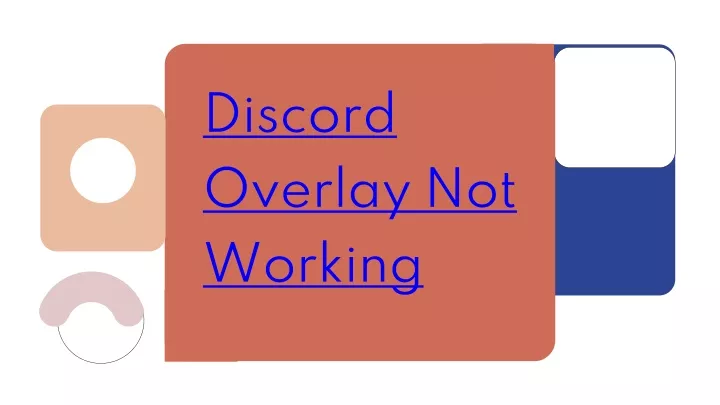 discord overlay not working