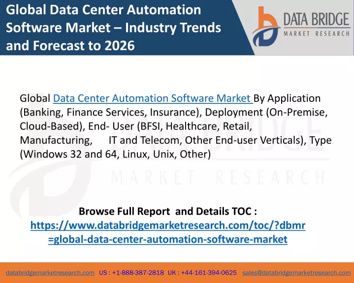 global data center automation software market