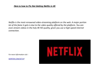 here is how to fix not getting netflix in 4k