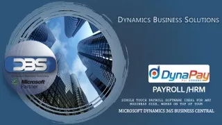 DynaPay for Dynamics 365 BC - Global Payroll