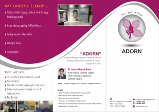 ADORN Cosmetic Surgery | LASER | Hair Transplant clinic