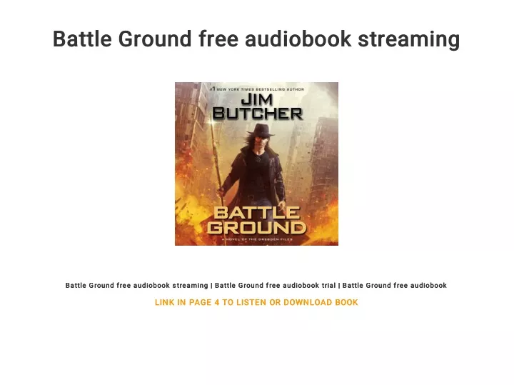 battle ground free audiobook streaming battle