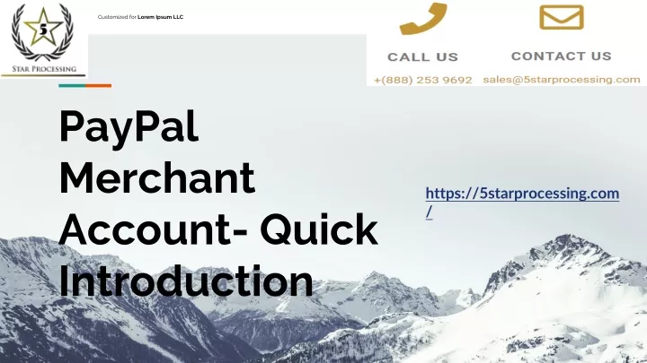 paypal merchant account quick introduction