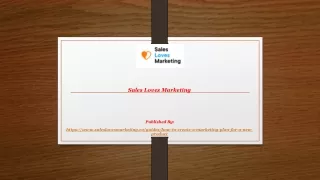 Sales Loves Marketing