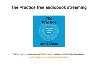 The Practice free audiobook streaming
