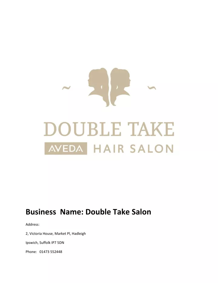 business name double take salon