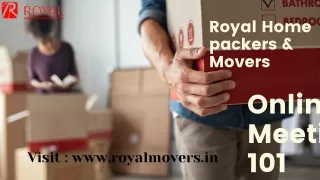 Royal Movers and Packers in Mumbai best-guaranteed services