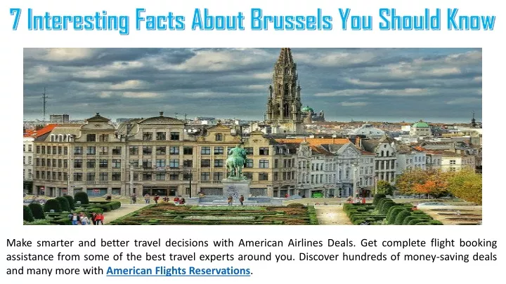 7 interesting facts about brussels you should know