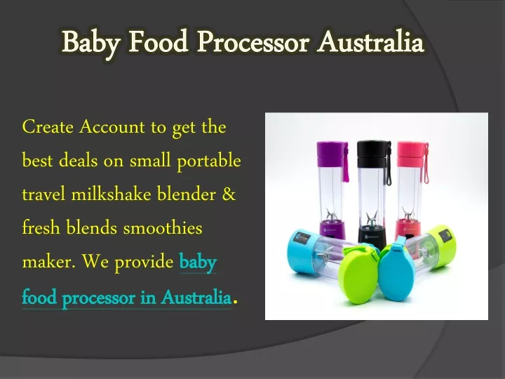 baby food processor australia
