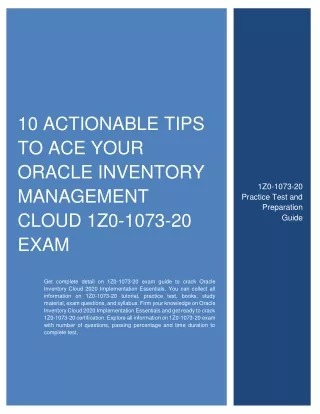 10 actionable tips to ace your oracle inventory