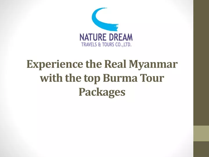 experience the real myanmar with the top burma tour packages