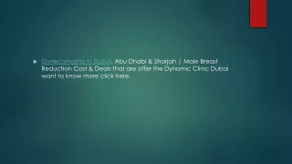gynecomastia in dubai abu dhabi sharjah male