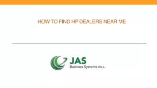 How to Find Hp Dealers Near Me