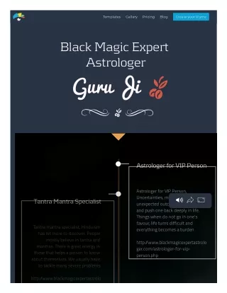 Black Magic Expert Astrologer - Free Astrologer In India