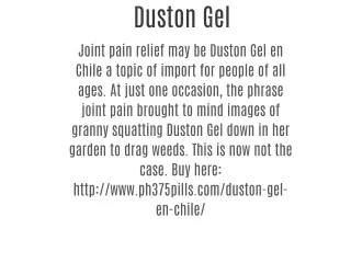 Duston Gel