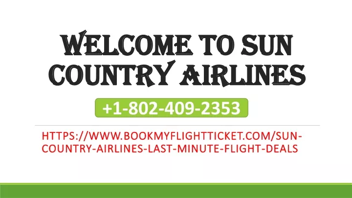 welcome to sun welcome to sun c country airlines