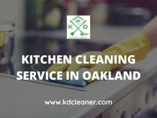 Kitchen Cleaning Services in Oakland & San Francisco | KD Cleaner