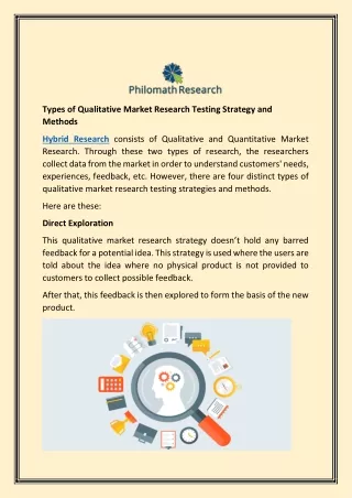 types of qualitative market research testing