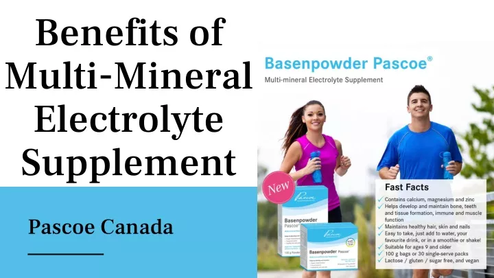 benefits of multi mineral electrolyte supplement