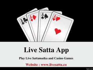 India’s best satta matka app to Play Live sattamatka | Live Satta App