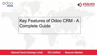 key features of odoo crm a complete guide